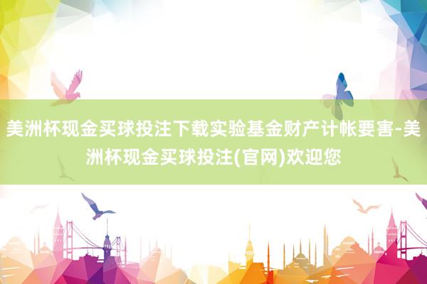 美洲杯现金买球投注下载实验基金财产计帐要害-美洲杯现金买球投注(官网)欢迎您
